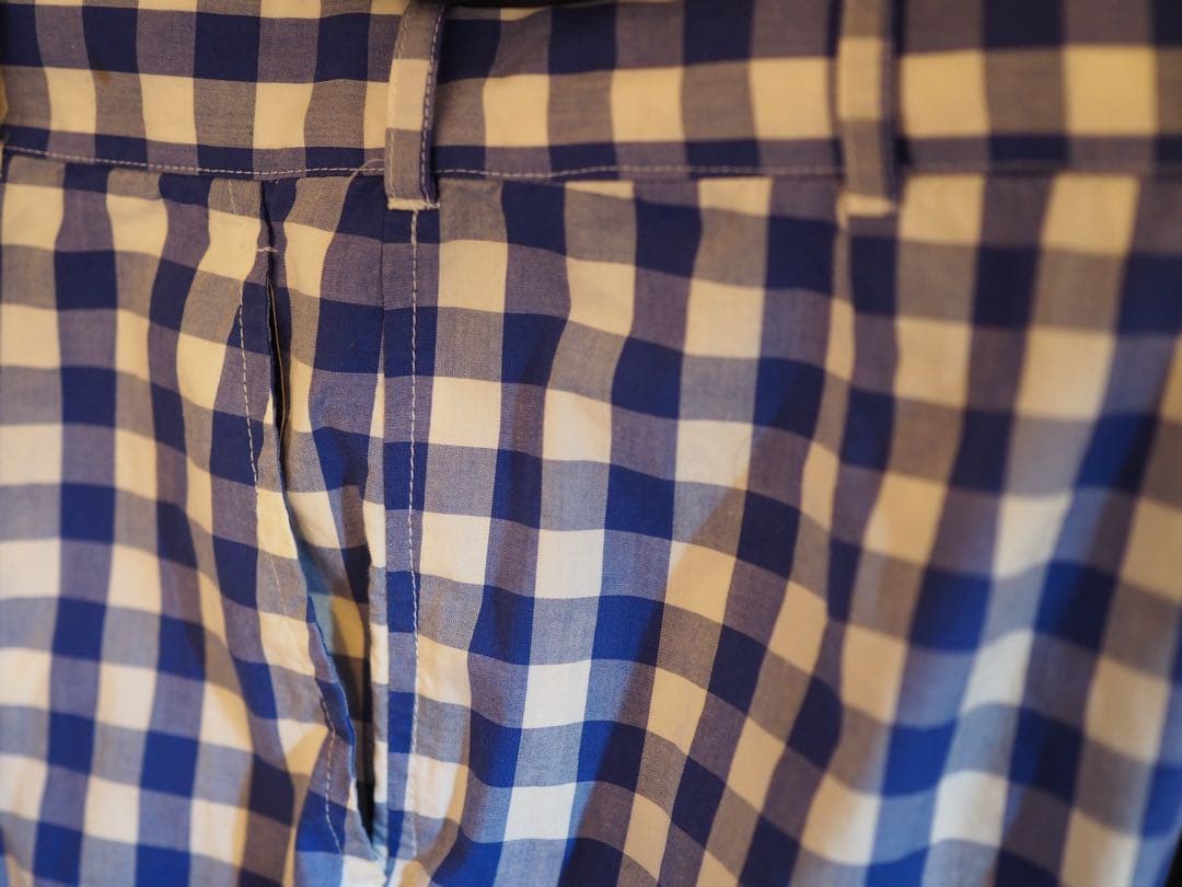 KHATHARINE HAMNETT ギンガムチェック　パンツ　80’s