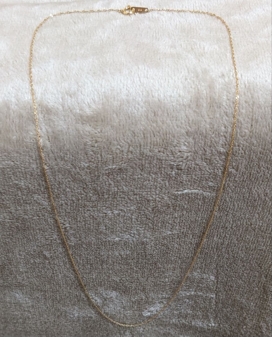 K18 スクリューチェーン ネックレス ゴールド 50cm