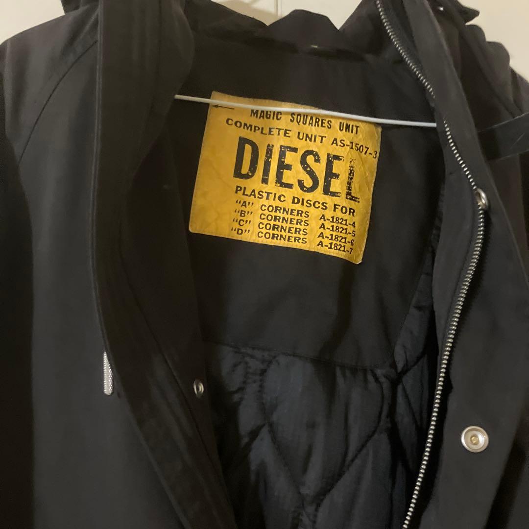 DIESEL ブラック モッズコート