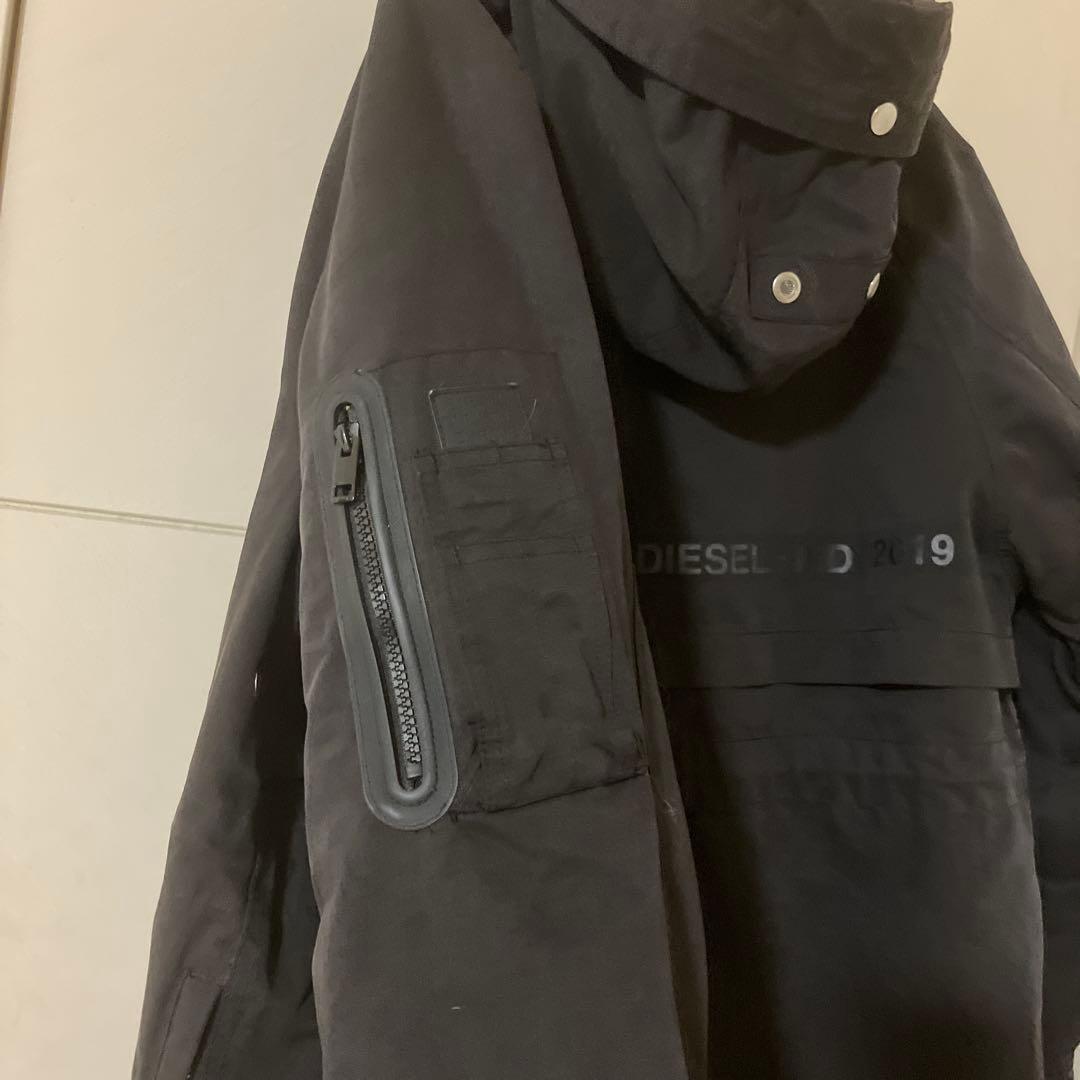 DIESEL ブラック モッズコート