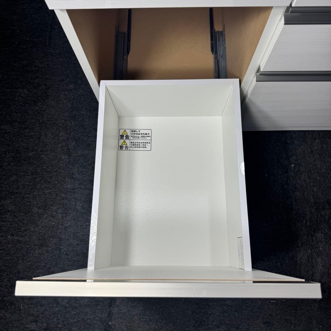 ニトリ キッチンカウンター 幅120cm リガーレ 白 美品 d4972