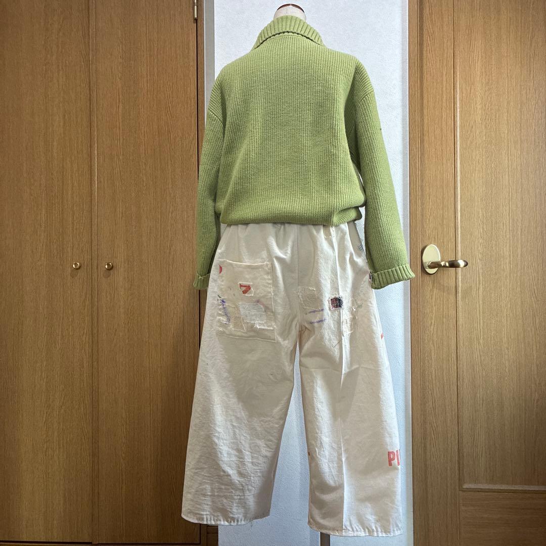 古布　粉袋からのダボパンツ