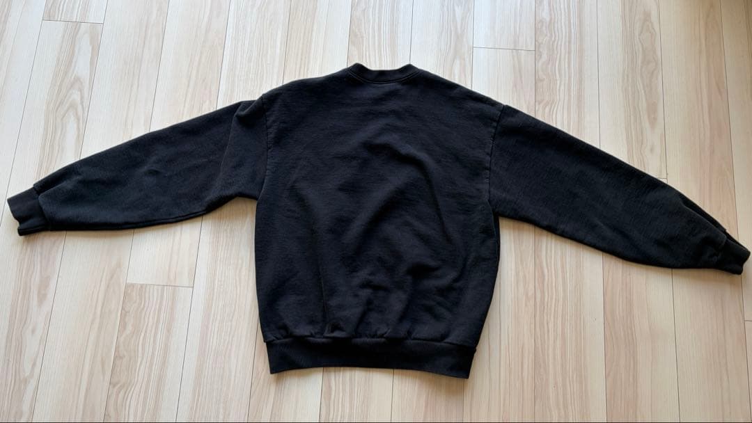 Mロサンゼルスアパレル14オンスヘビーコットンスウェットブラック黒