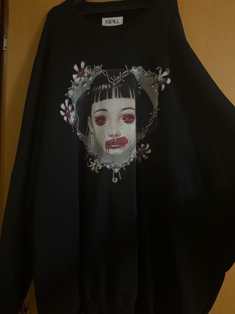 KIDILL キディルオーバーサイズ スウェット トレヴァーブラウン