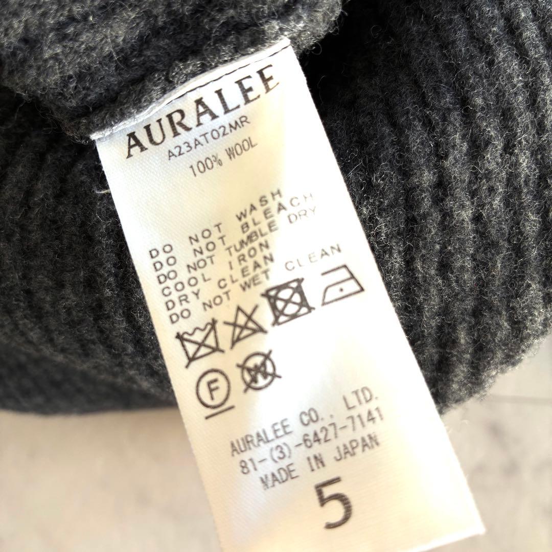 トップス AURALEE Milled French Merino Rib Knit 5