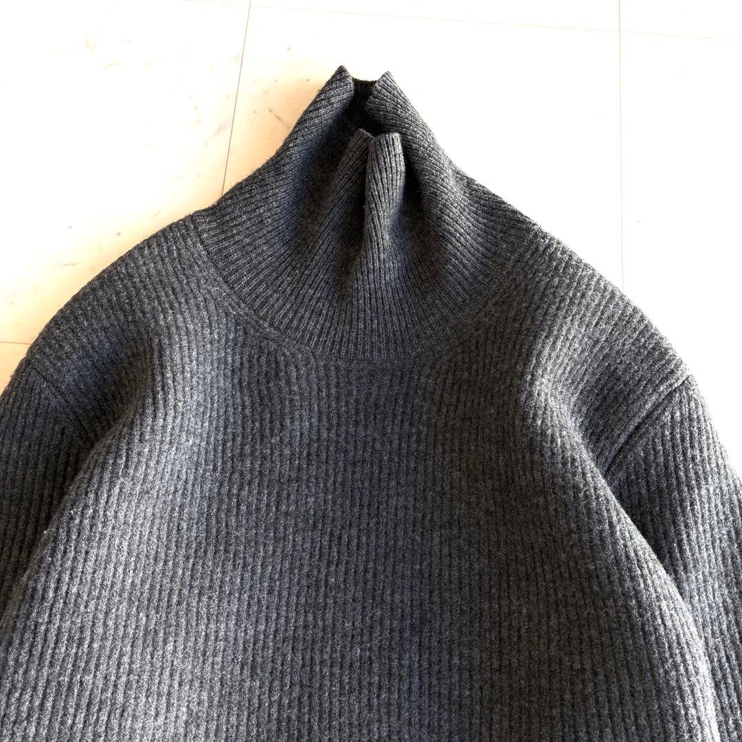 トップス AURALEE Milled French Merino Rib Knit 5