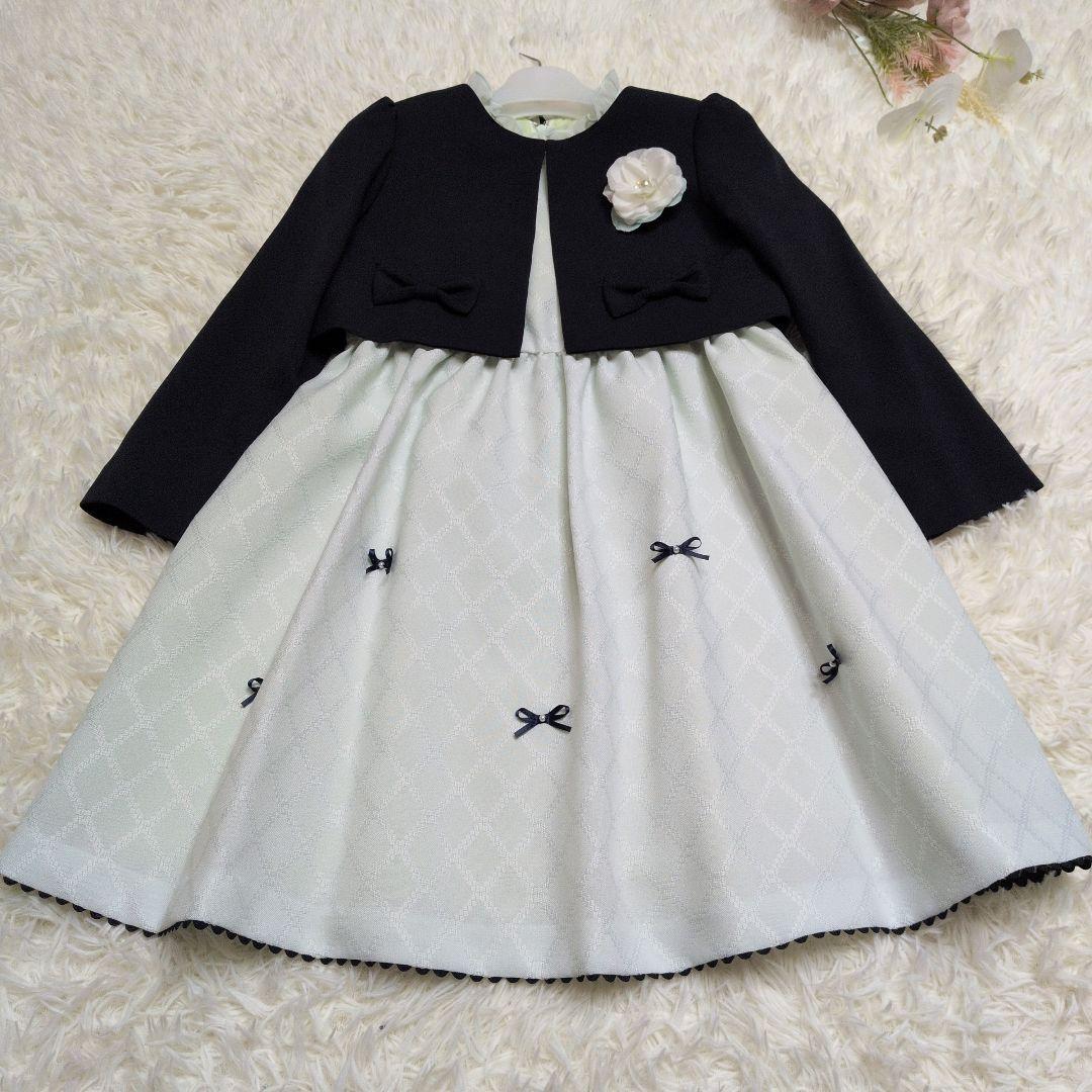 120 ショパン Chopin 女の子 ワンピース 卒園式 入学式 アンサンブル