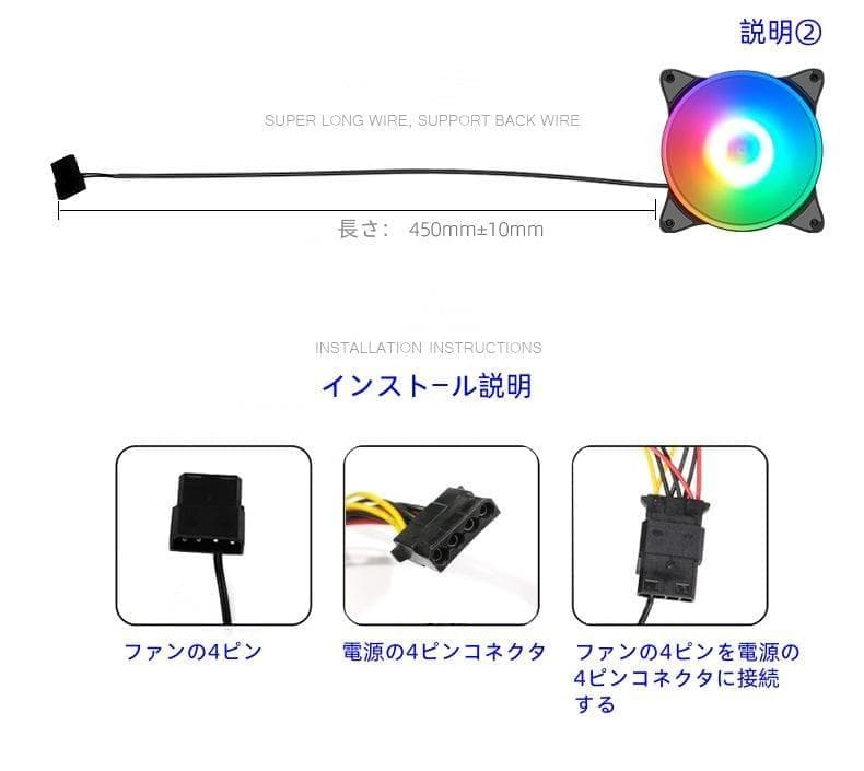 32個セット COOLMOON LEDファン リングライト 新品 長期保管品