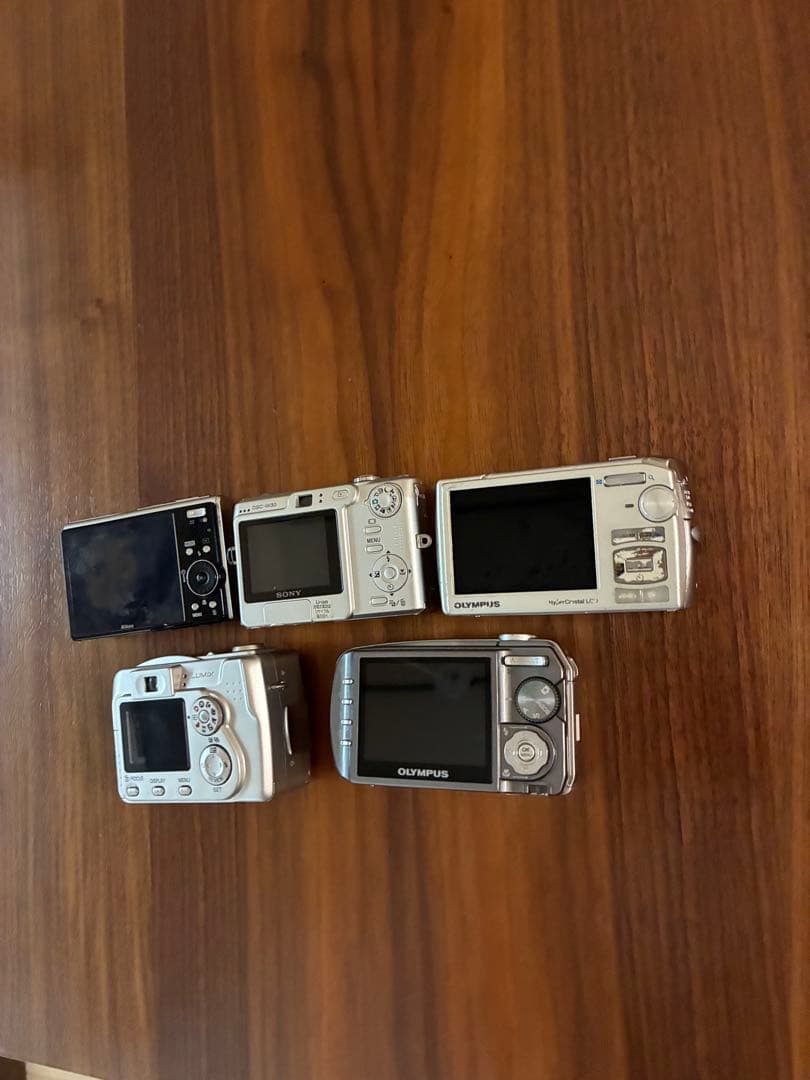 デジカメ　5台