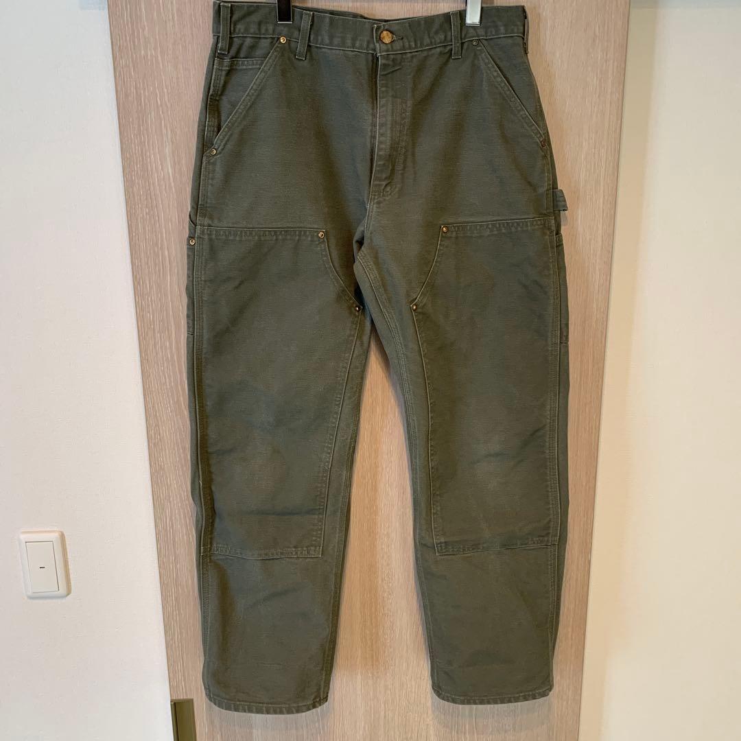 【レア】カーハート ダブルニー 34×30 アメリカ製 made in USA