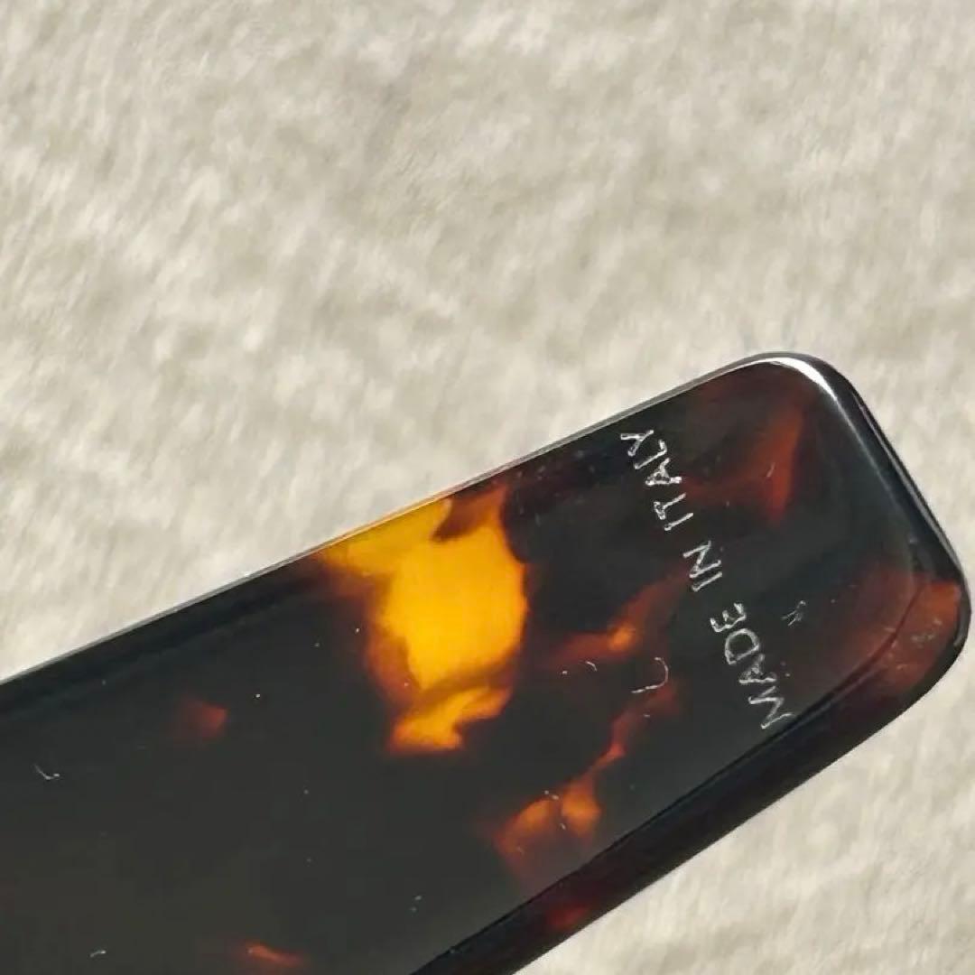 CELINE カチューシャ ブラウン・トートイズシェル