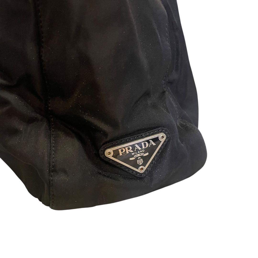 PRADA ナイロン ハンドバッグ クリアハンドル