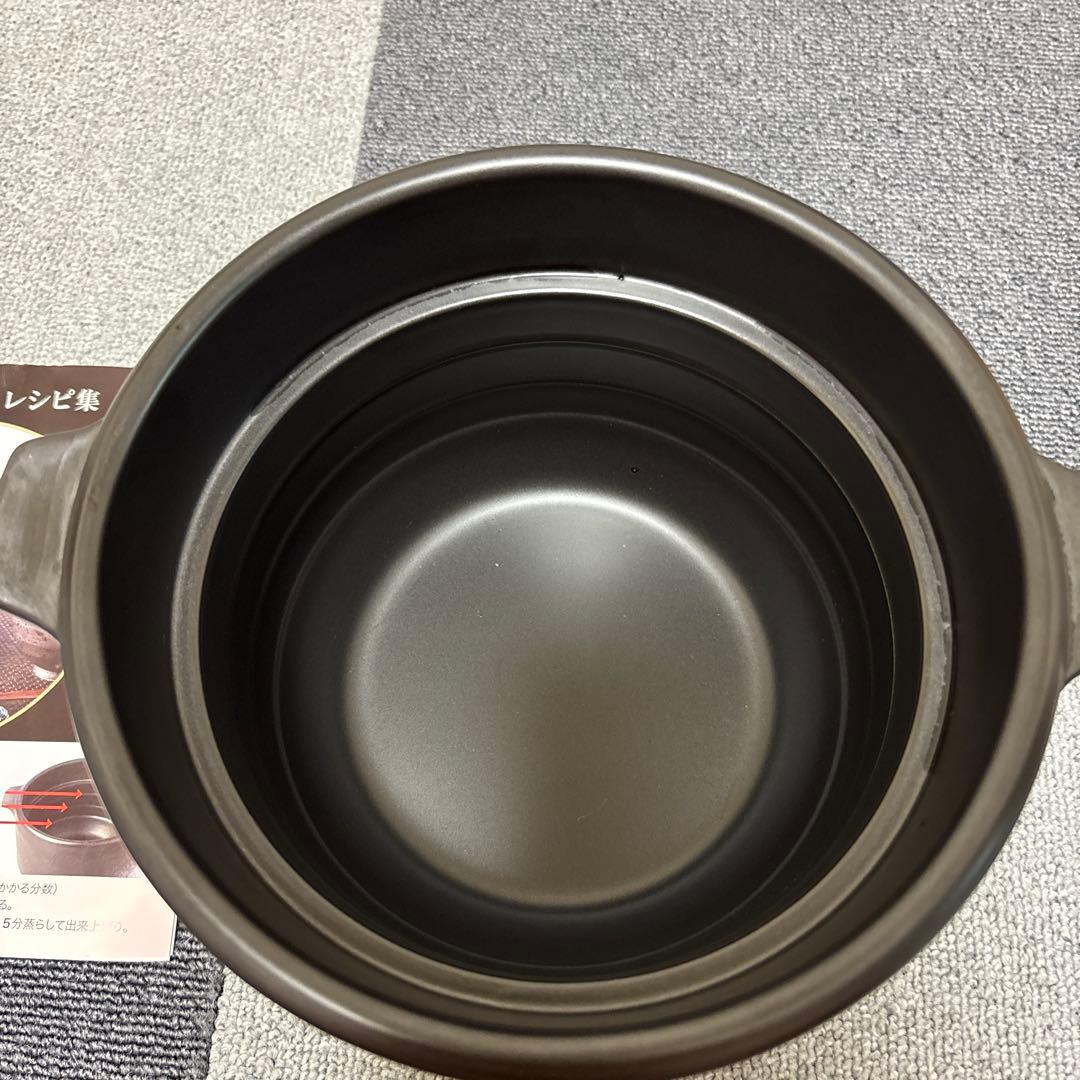 八右衛門窯 有田焼炊飯鍋 3合炊き 鍋 なべ 600W オーブン日本製