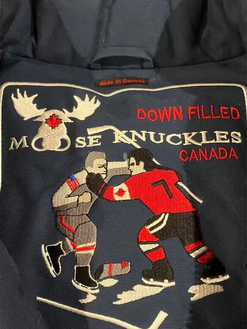 Moose Knuckles ダウンジャケット ネイビー