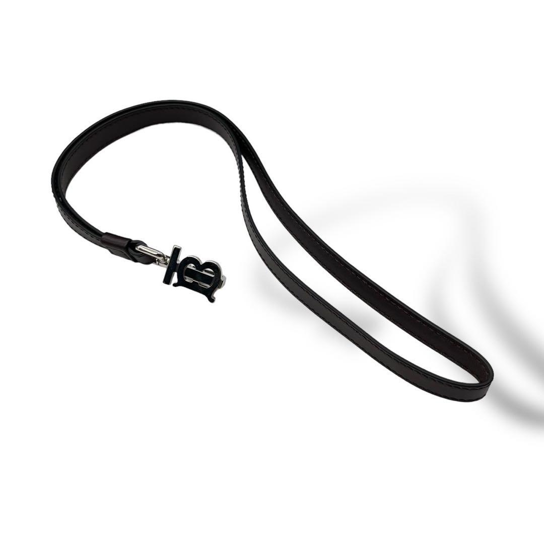 現行 3831 BURBERRY バーバリー クラッチバッグ ハラコ柄 ブラウン