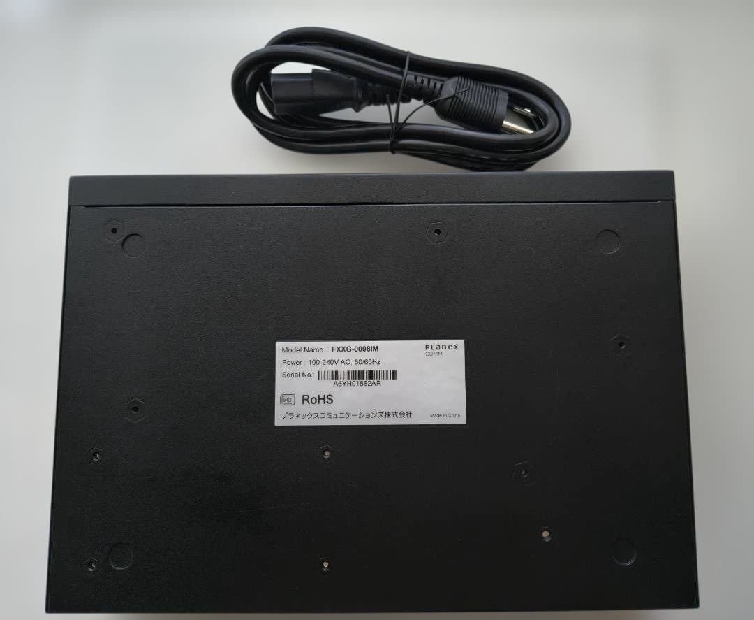 PLANEX FXXG-0008IM 10G×8ポート スイッチングハブ