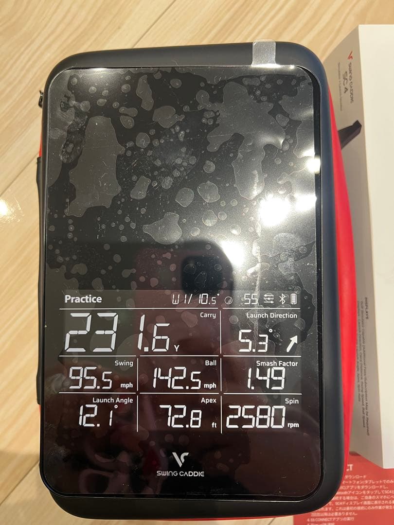 SWING CADDIE SC4 別売ケース付き ボイスキャディ　弾道測定器