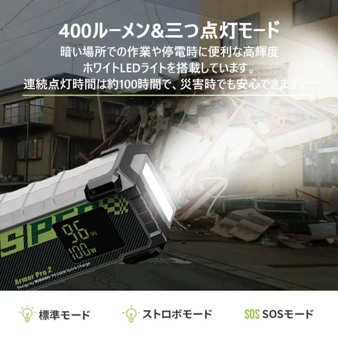災害時使用可83200mAh 12V ポータブルバッテリー