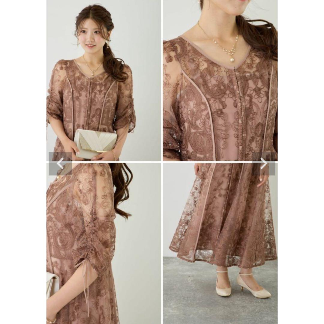 Dorry Doll エンブロイダリーレイヤードドレス