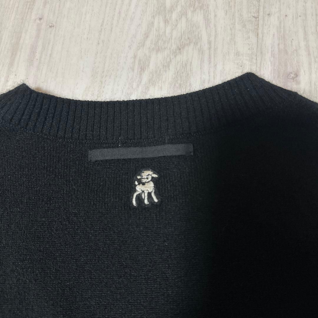 undercover アンダーカバーブラック ニットセーター