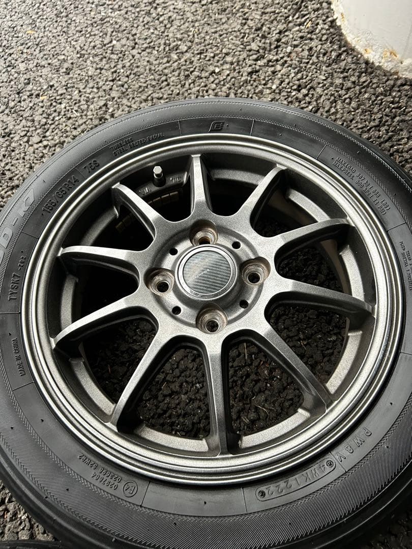 14インチ ブイエモーションホイールセット　タイヤ付