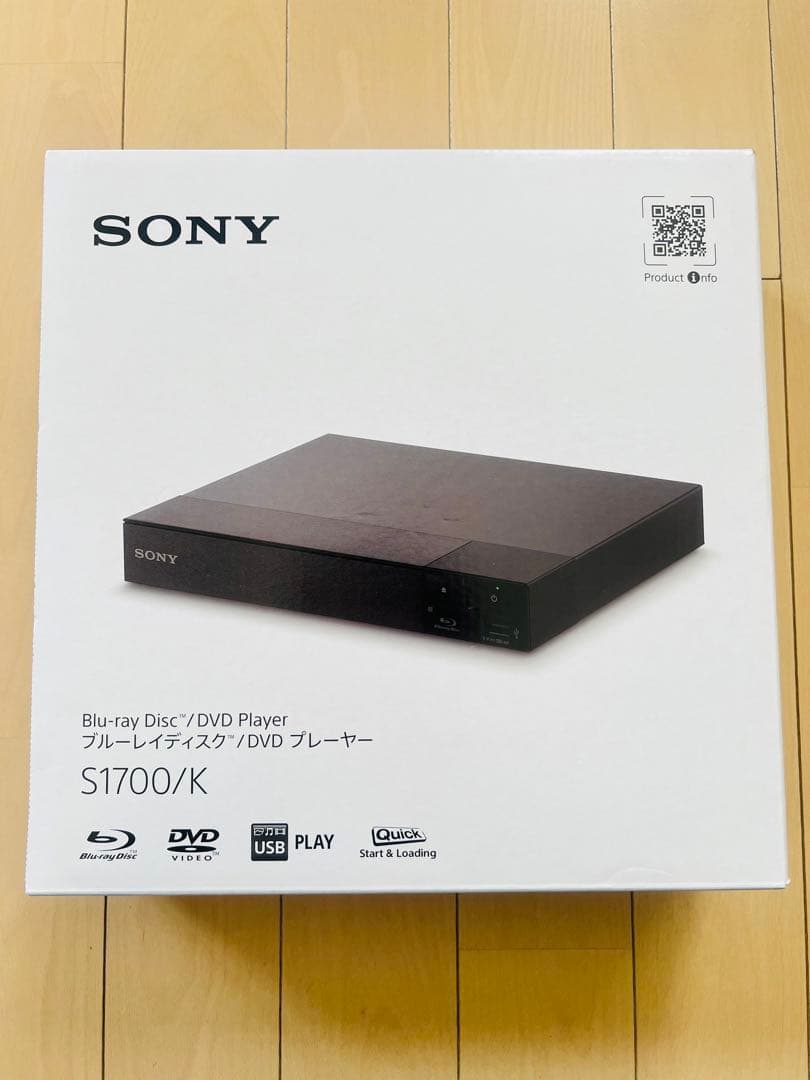 SONY ソニー ブルーレイ/DVDプレーヤー BDP-S1700/K