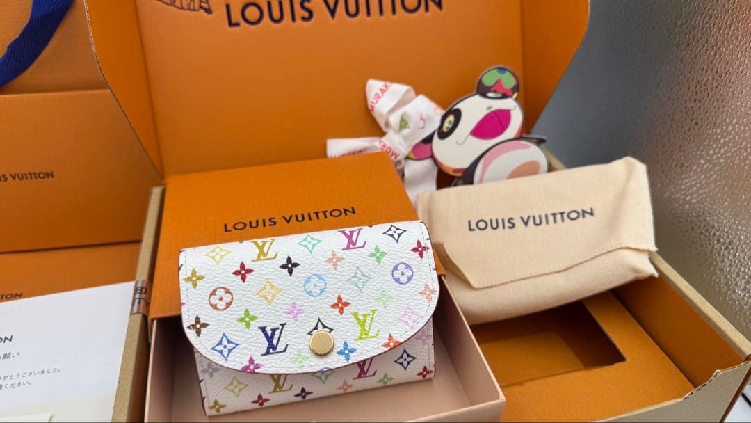 専用あらまさ様村上隆 三つ折り財布 LV×TM ポルトモネ・ロザリ M13399