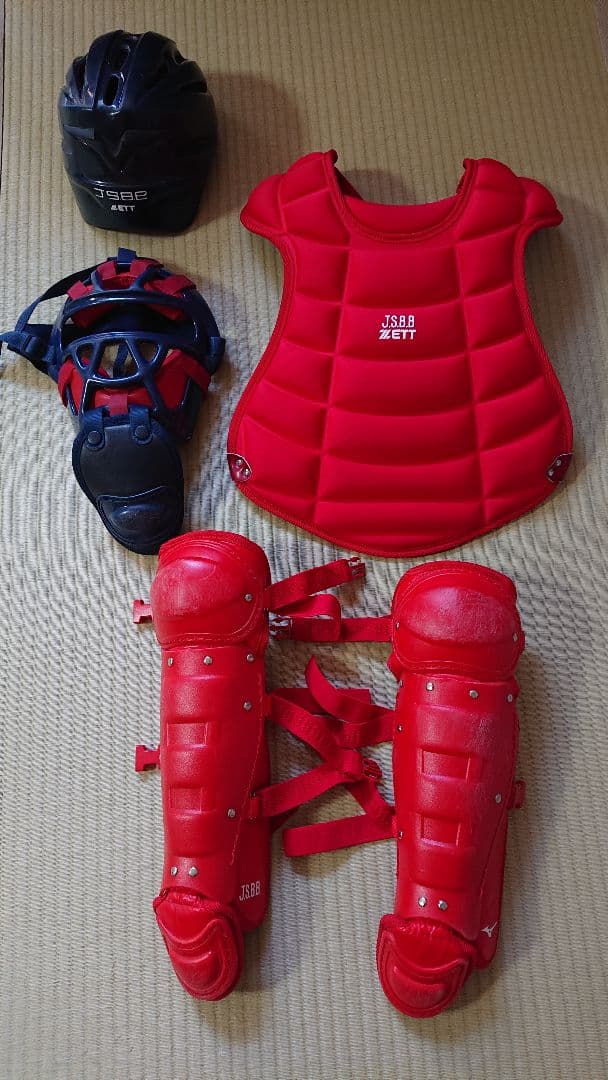 キャッチャー用防具セット 子ども用 SSサイズ