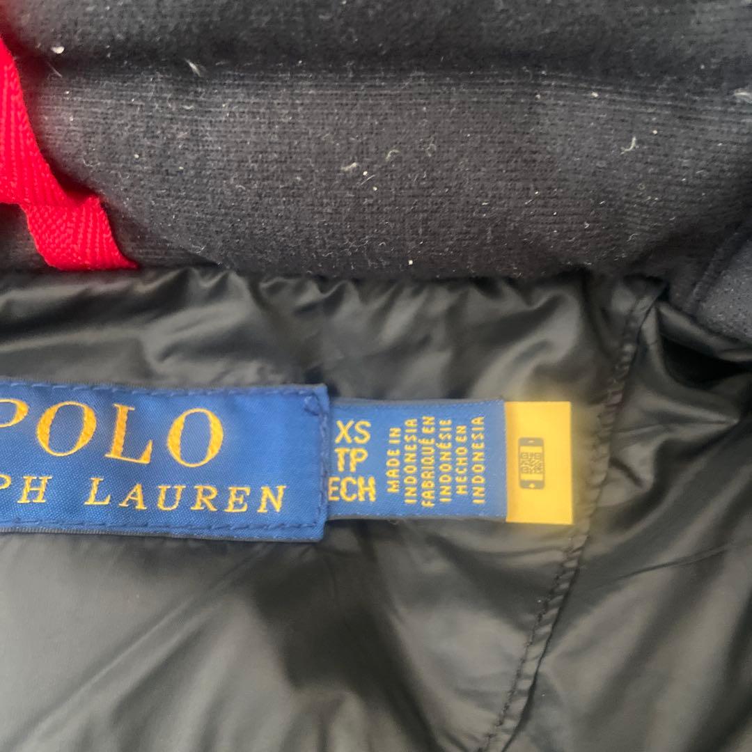 定価57000円⭐️ポロラルフローレン ダウンベスト ビッグポニー ブラック XS