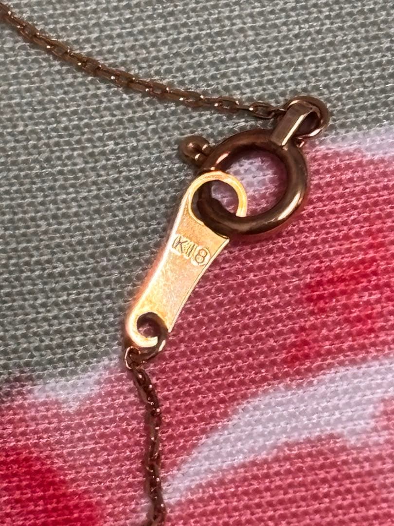 18Ｋ　ゴールドパールネックレス