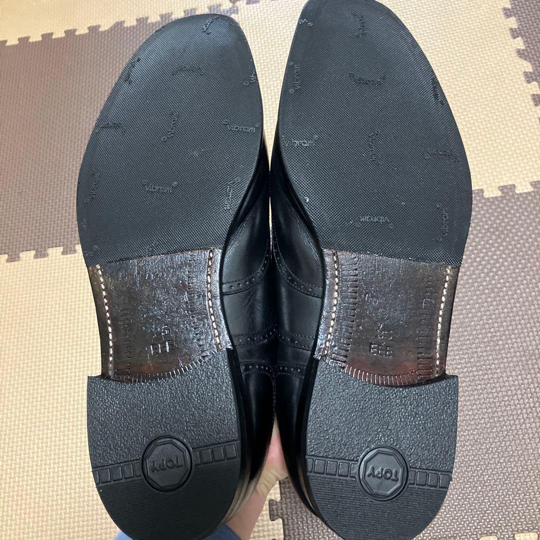 スコッチグレインウィングチップ ブラック