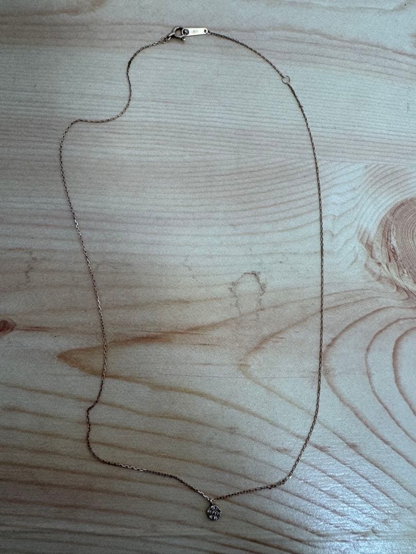 りー　K10ダイヤモンドネックレス　箱無し