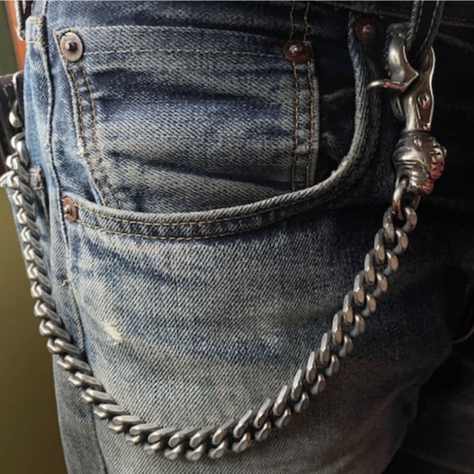 Tiger Wallet Chain(SILVER Plating)&キーフック