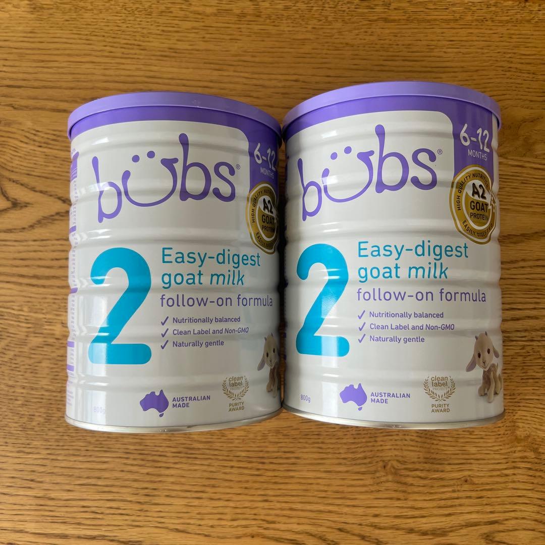 Bubs ヤギミルク・ゴートミルク ステップ2 ✖️2缶セット