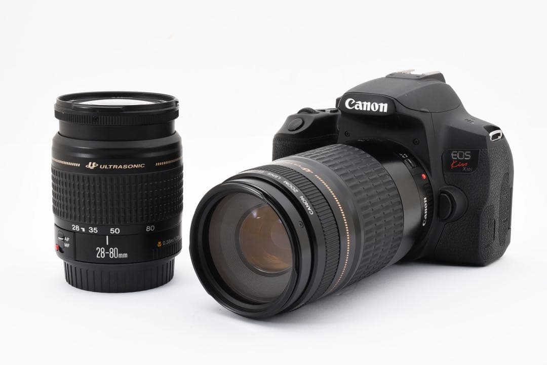 一眼レフカメラ canon kiss x 10i標準&望遠レンズセット