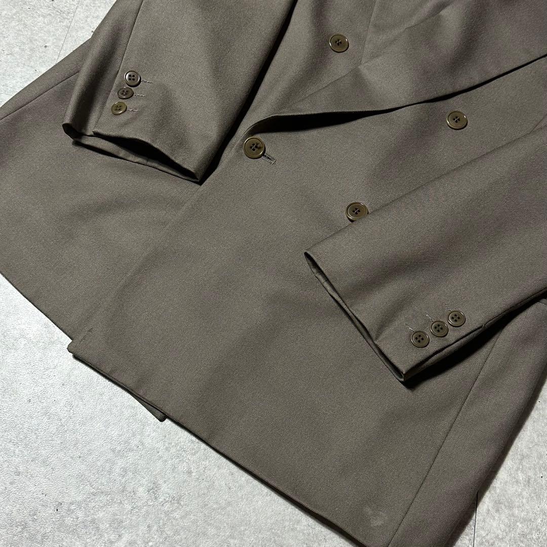 90s EMPORIO ARMANI ベージュ ダブル セットアップ