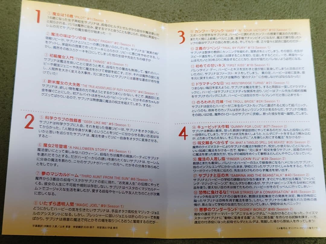 サブリナ ティーンエイジウィッチ コレクターズボックス 1　クリーナー