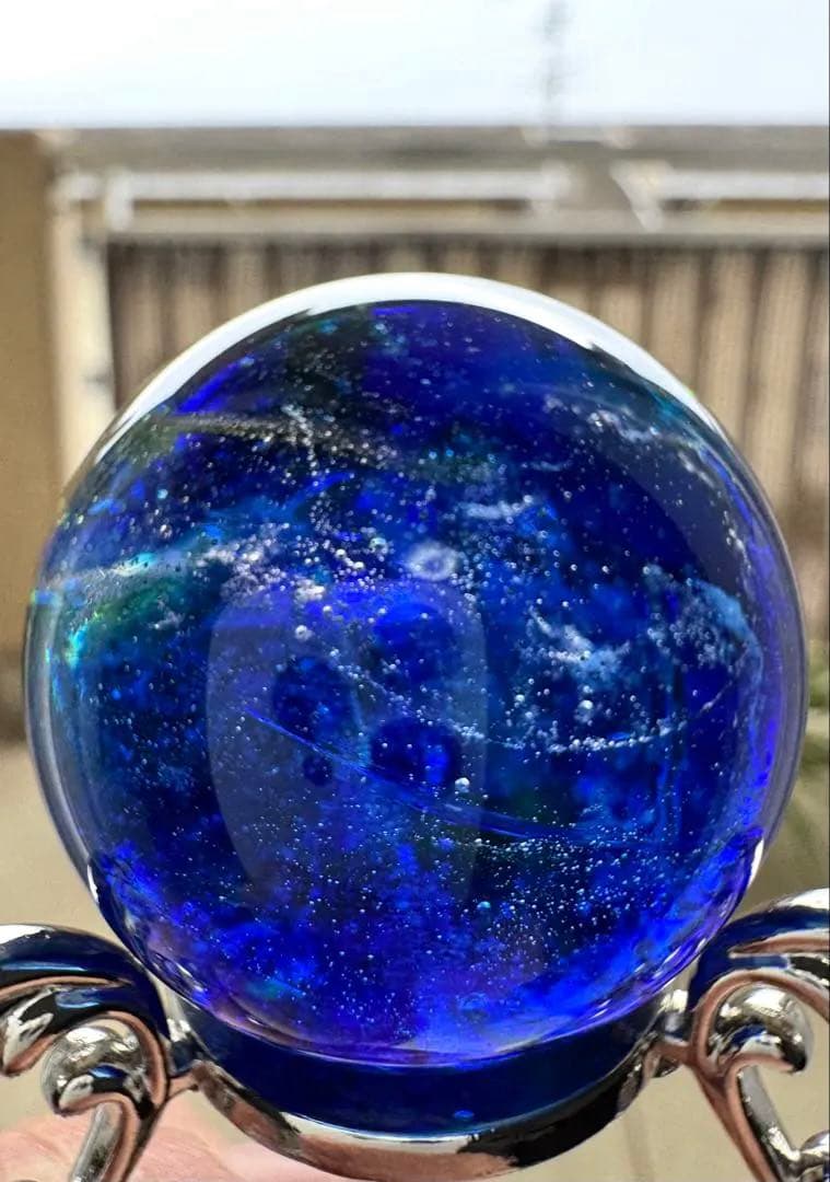 シエラネバダ産 アンダラクリスタル スフ イア マルチカラー （ブルー系）