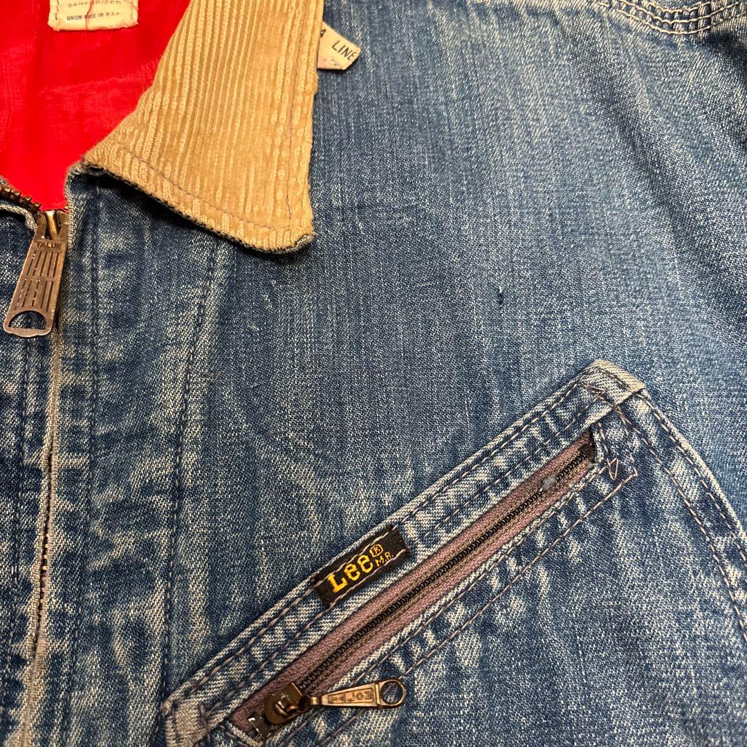 コレクション放出します！Lee デニムジャケット コーデュロイ襟付き