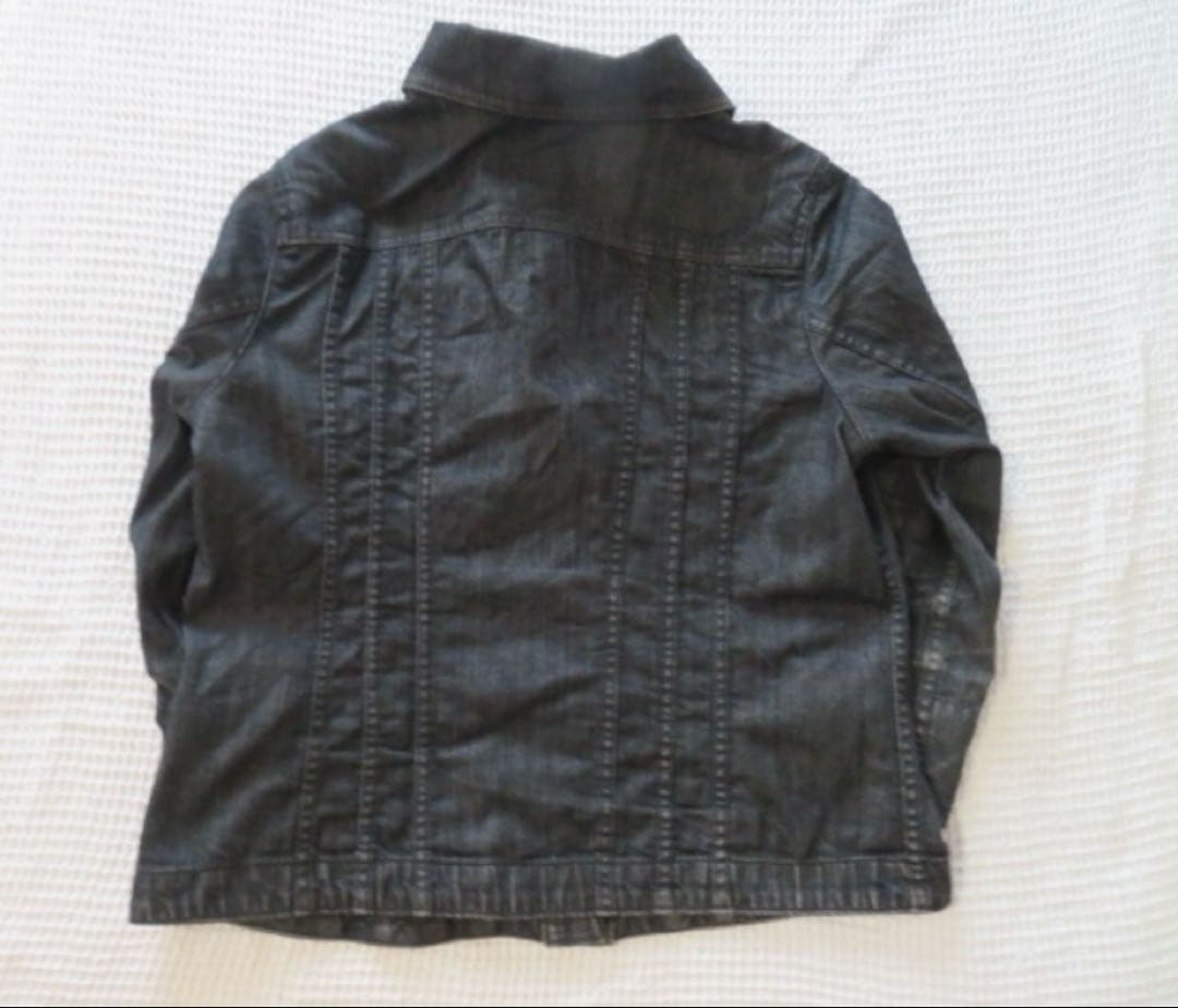 【BURBERRY LONDON】メガチェック デニムジャケット／13BR