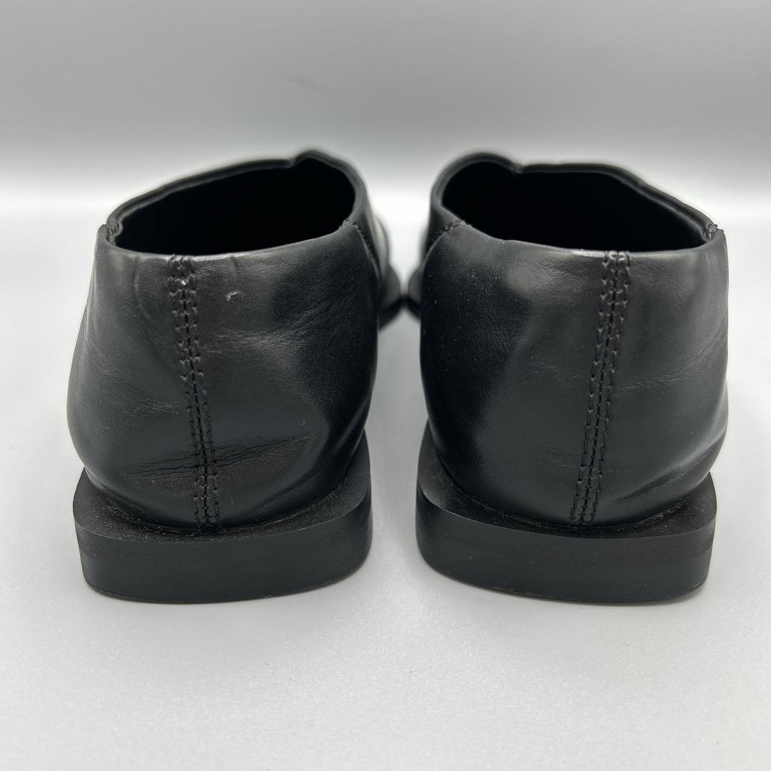 美品 STUDIO DOE フラットシューズ レザー 25cm ポインテッドトゥ