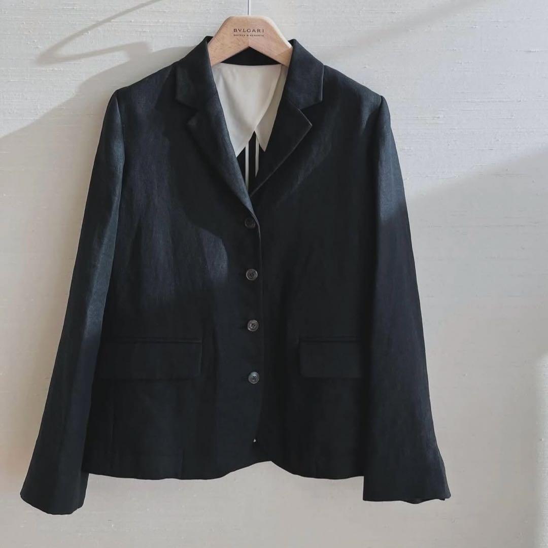 MARNO マーノ Ellen jacket black 丸林広奈