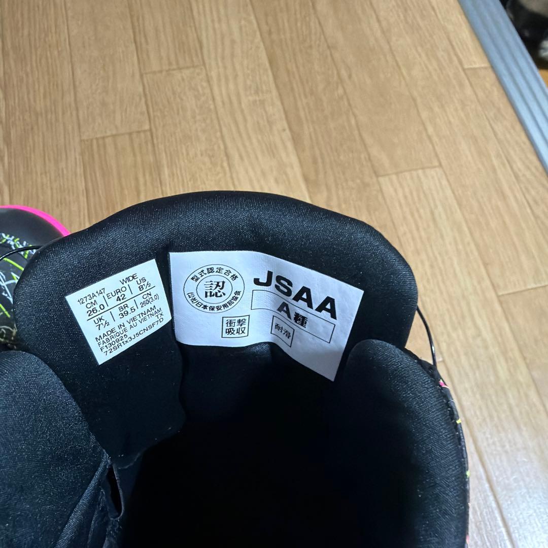 アシックス安全靴ハイカット　BOA