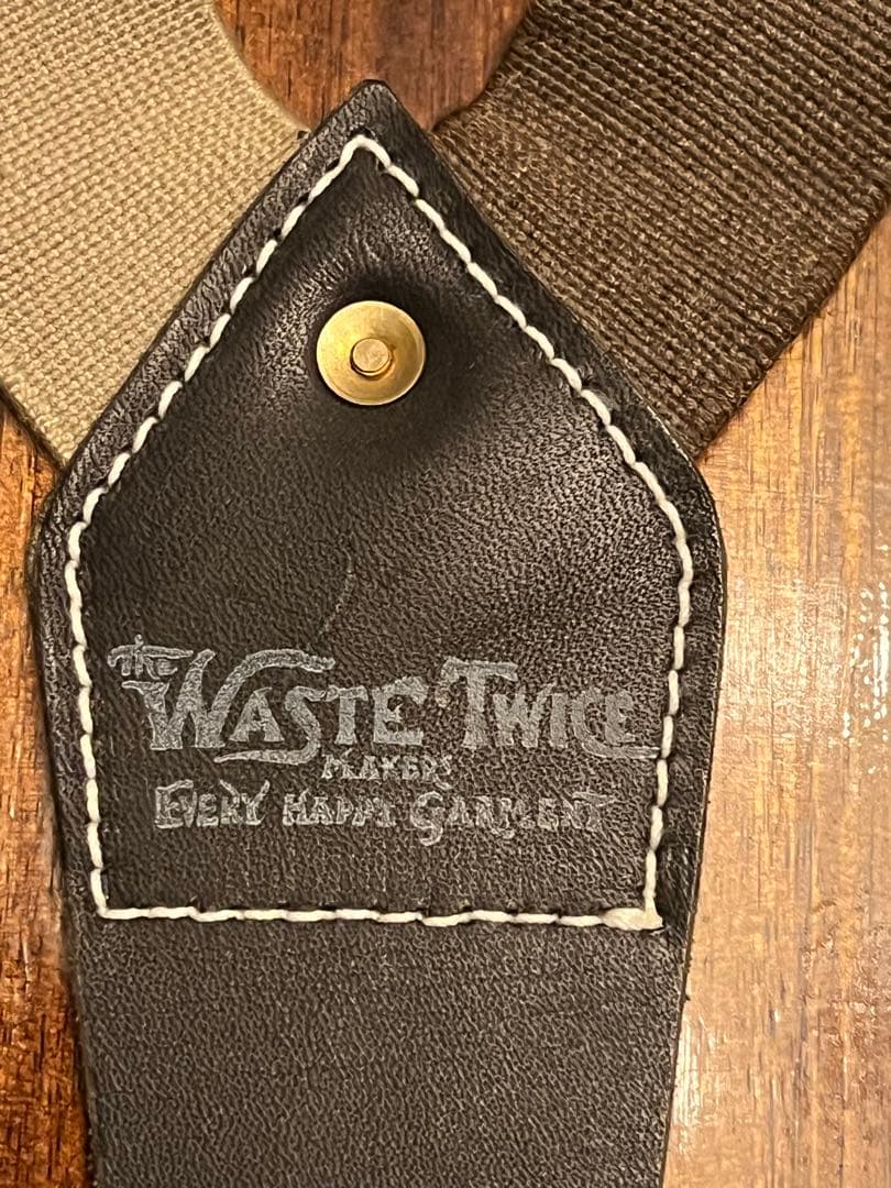 ウエストトゥワイスxシュペリオールレイバー別注コラボ　サスペンダー　激レア