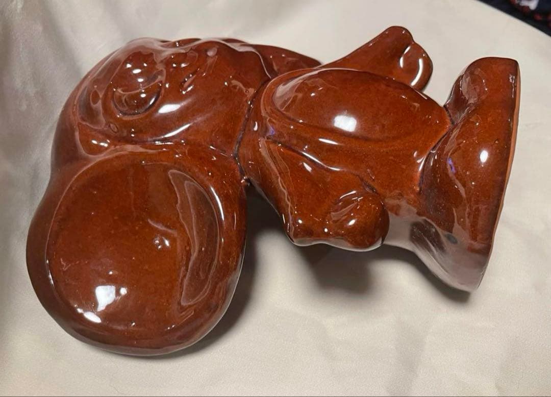 おまとめ2点。ソビエト　ヴィンテージ 大きなチェブラーシカの陶器　長期保存