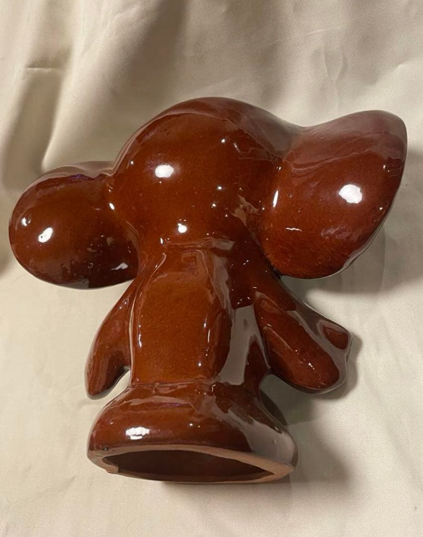 おまとめ2点。ソビエト　ヴィンテージ 大きなチェブラーシカの陶器　長期保存