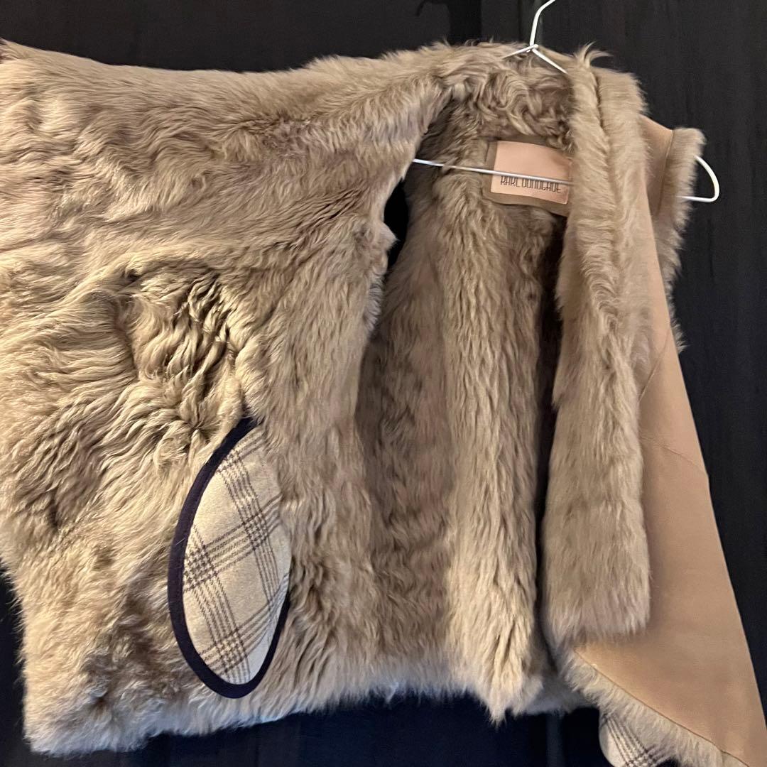 【新品】KARLDONOGHUEカールドノヒューオイルドトスカーナラムスキンジレ