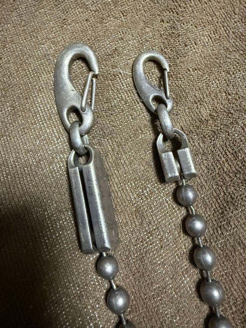 ジャムホームメイド　ウォレットチェーン シルバー AB型　ボールチェーン