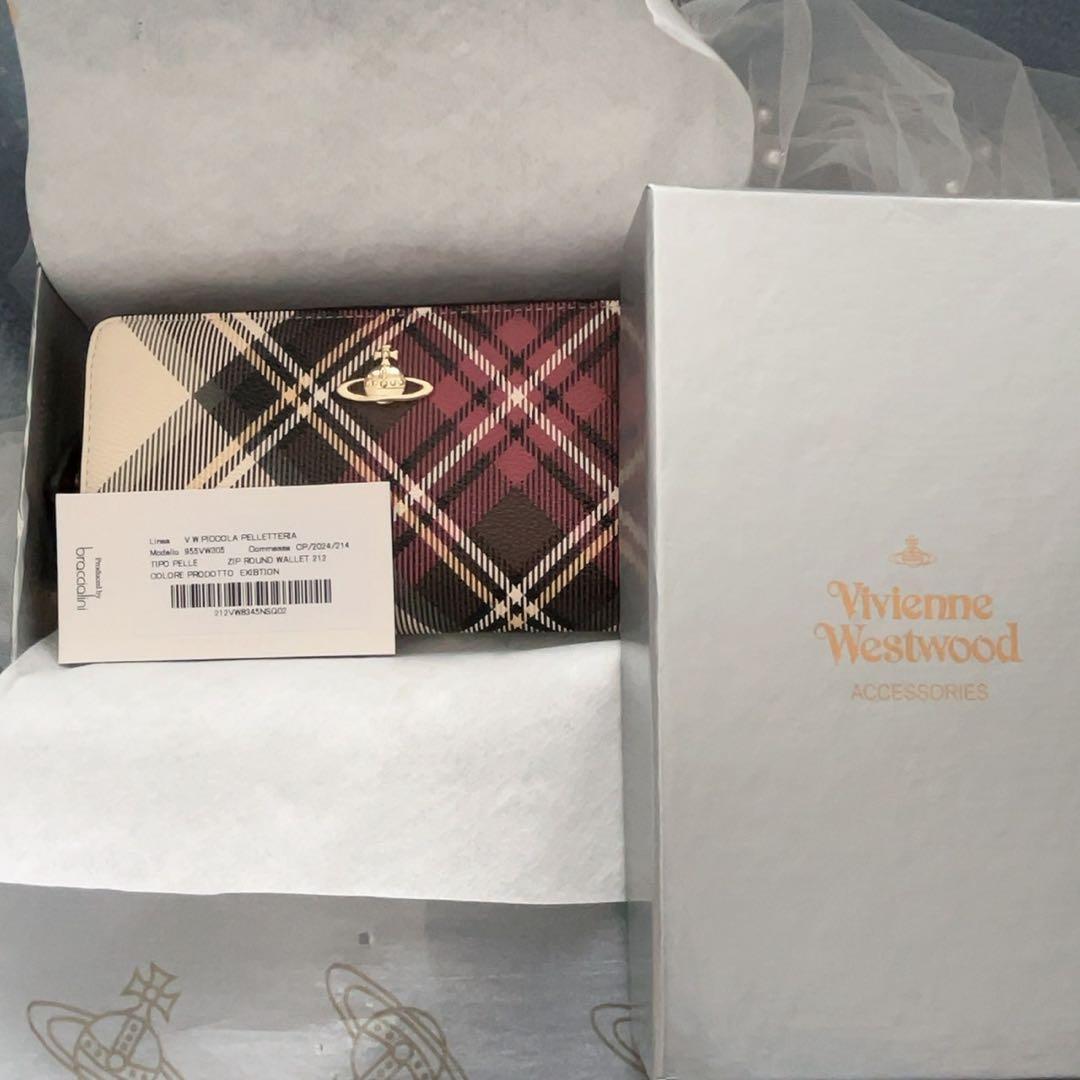 Vivienne Westwood チェック柄長財布