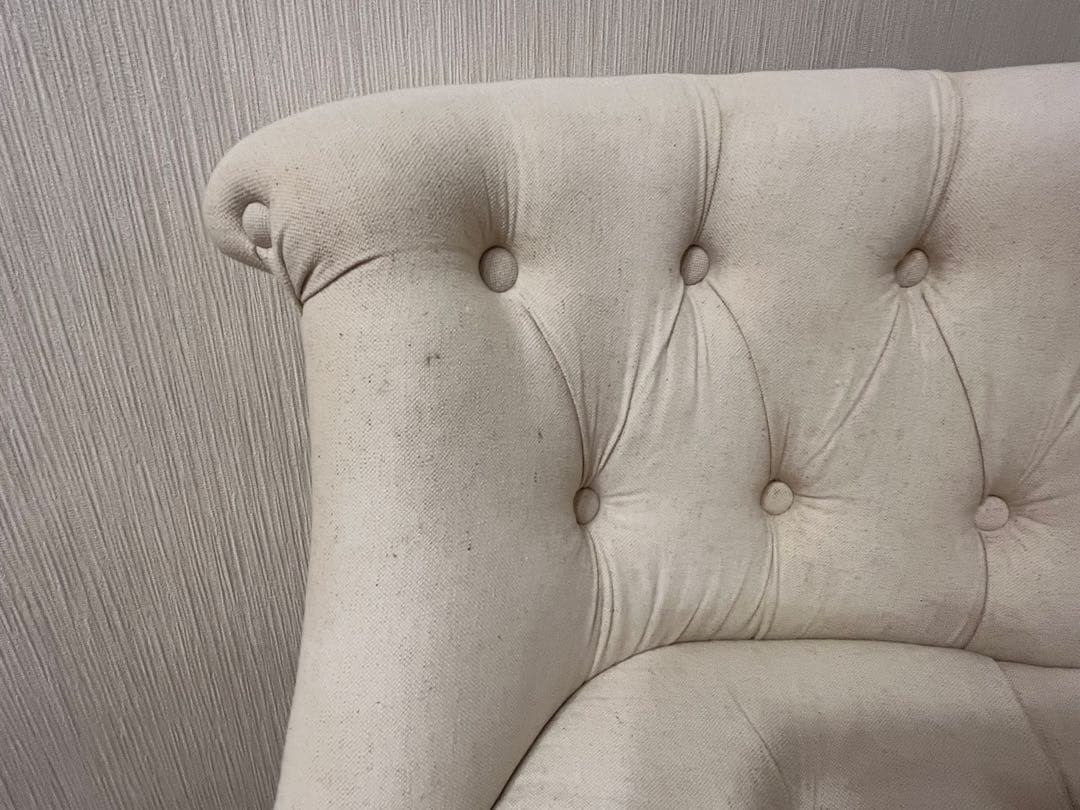 ラムズゲイト 2人がけソファ　リネンアイボリー